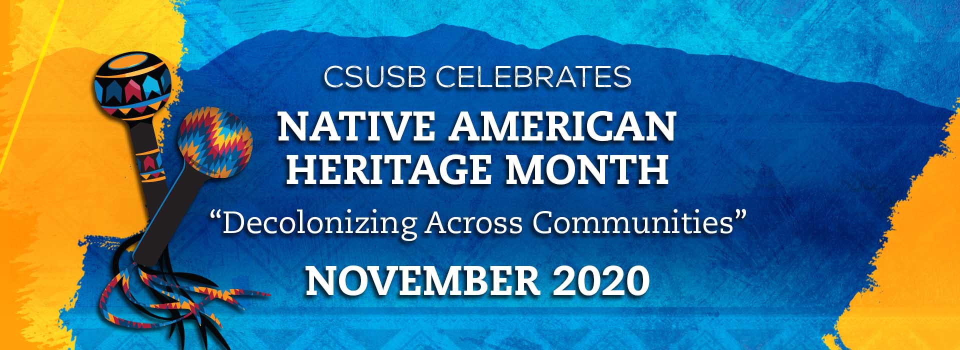 Native American Heritage Month 2020 banner