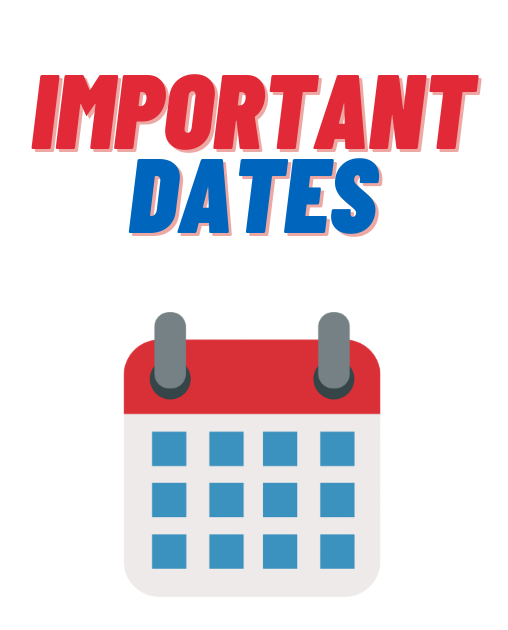 Important Dates with calendar icon