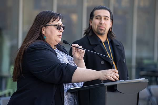 Molly Springer (Cherokee Nation/Osage), associate vice president of student success and educational equity in the Division of Student Affairs