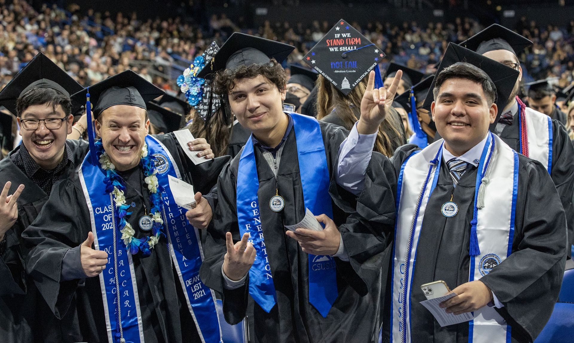 A group of CSUSB graduates