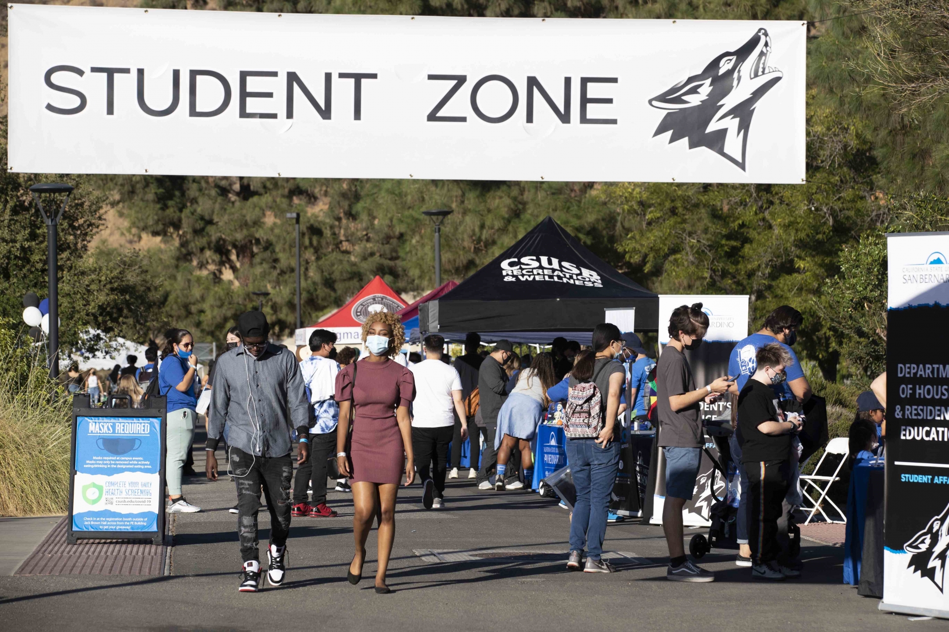 The Student Zone at CSUSB's Homecoming Bash