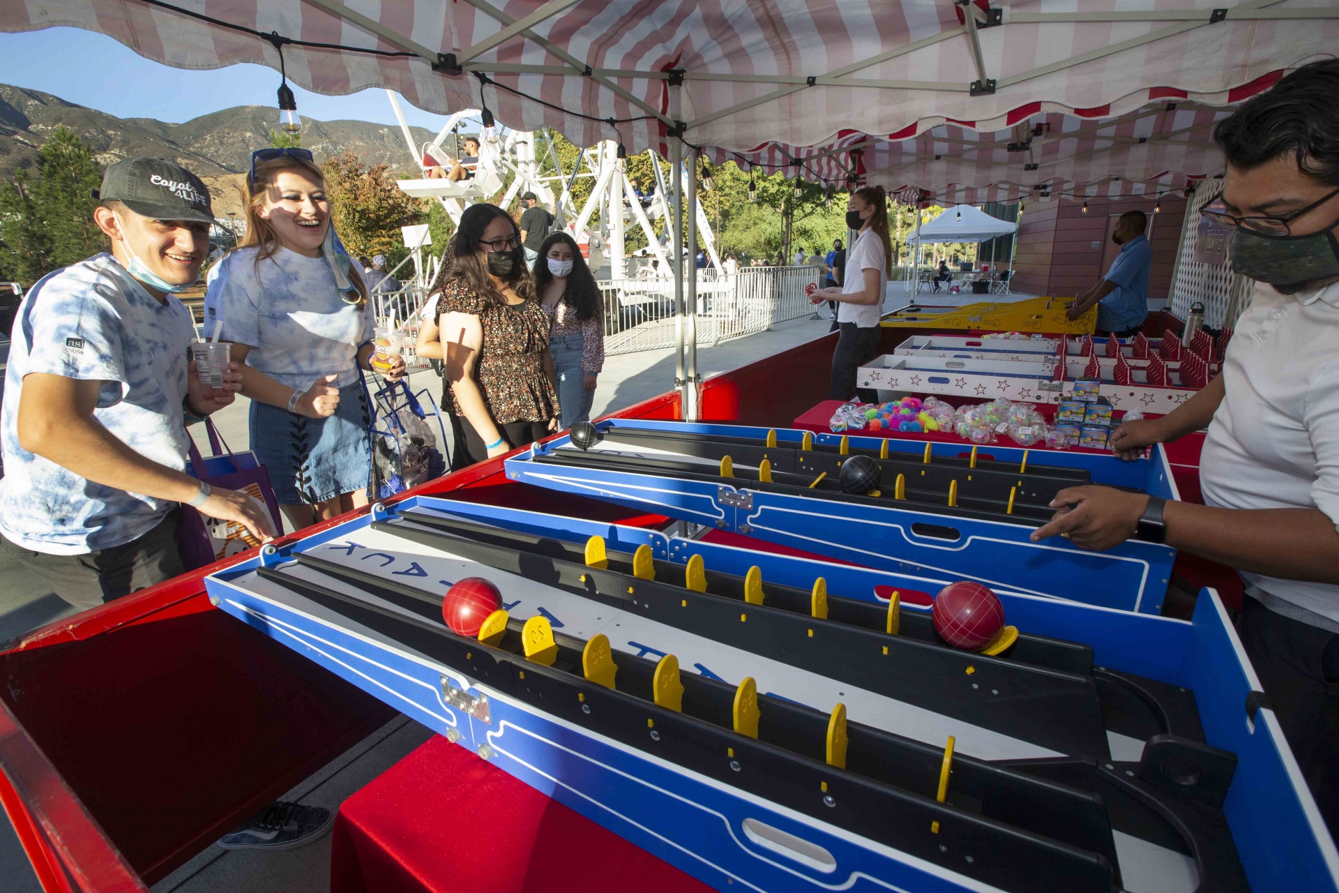 Games being played at CSUSB's Homecoming Bash