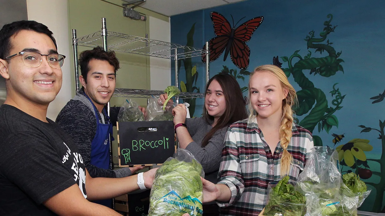 The CSUSB Community Garden, which was formally planted in October