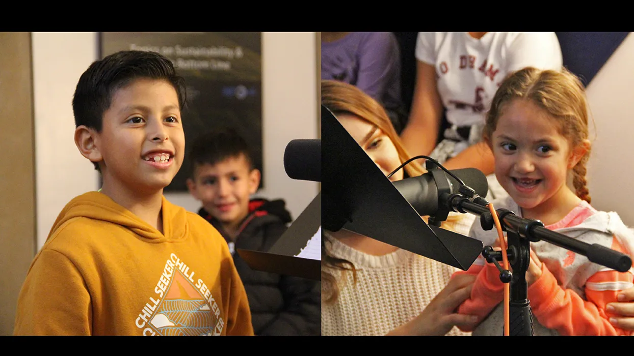 San Bernardino-area school child participating in mentorship.