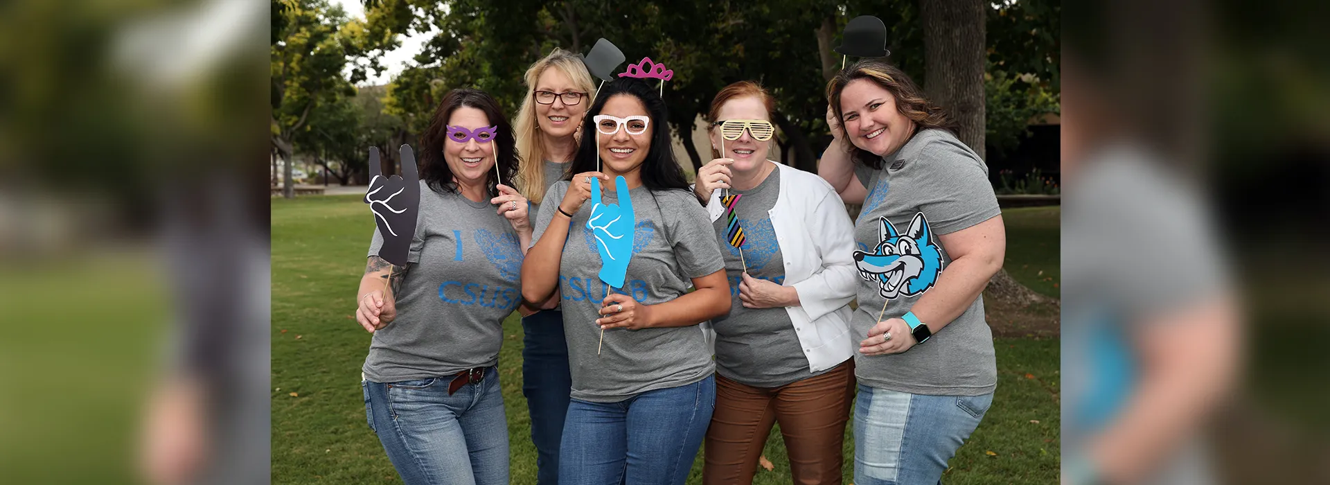 CSUSB faculty and staff from the 2017 Employee Appreciation Picnic. 