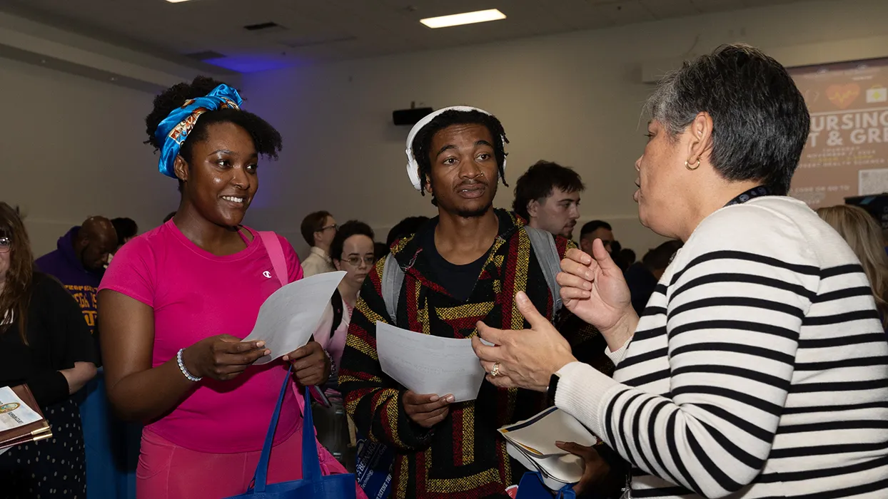 The Tech & Cybersecurity Fair on Sept. 19 aimed to connect students with employers from the tech and cybersecurity sectors who were providing opportunities for internships, as well as part-time and full-time jobs.