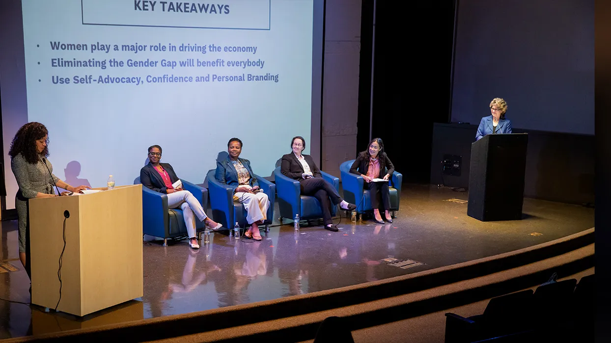 The 7th annual JHBC ShEconomy event, held on Oct. 24, included a Q&A session with a panel of experts.