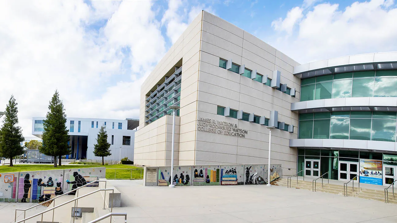 The James R. Watson & Judy Rodriguez Watson College of Education.  