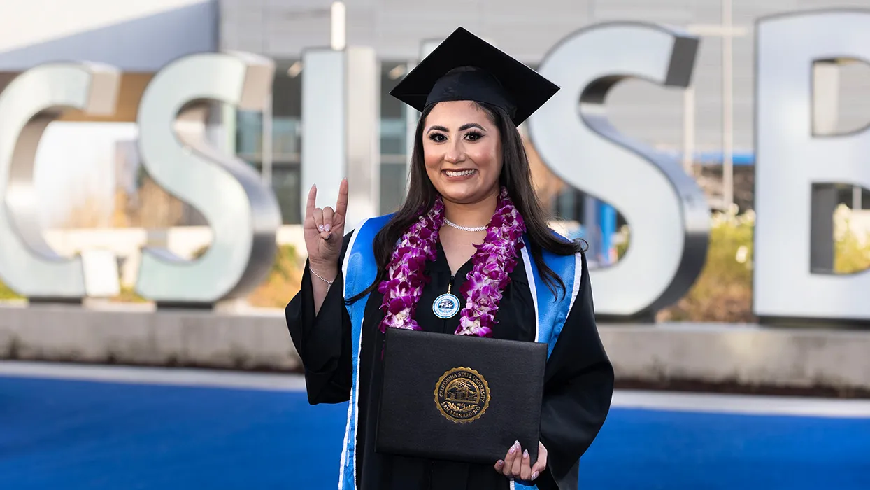 Students will be all smiles at the Spring Commencement ceremonies on May 16-17 at Toyota Arena. 