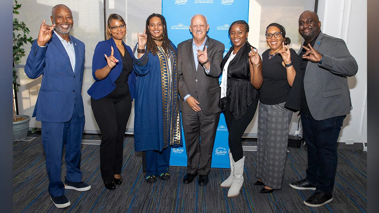 The Black Faculty Promotion and Awards Celebration brought together CSUSB students, faculty, staff and community members to celebrate the honorees’ accomplishments and the vital role Black educators and professionals play in advancing excellence, representation and student success. 