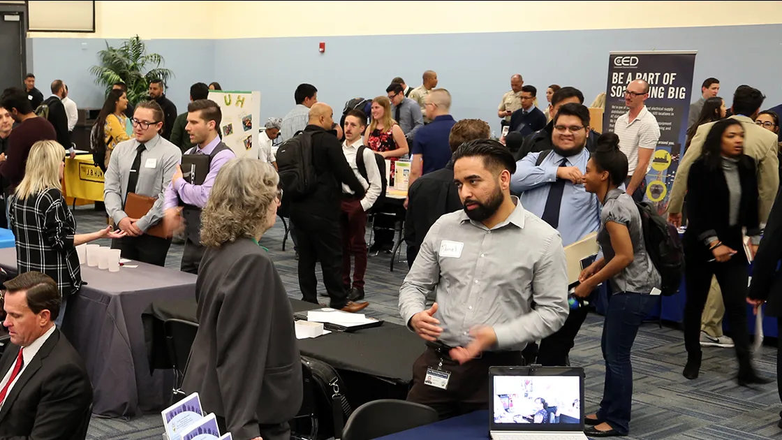 Last year’s Business Career & Internship Fair drew nearly 300 students and 48 employers.