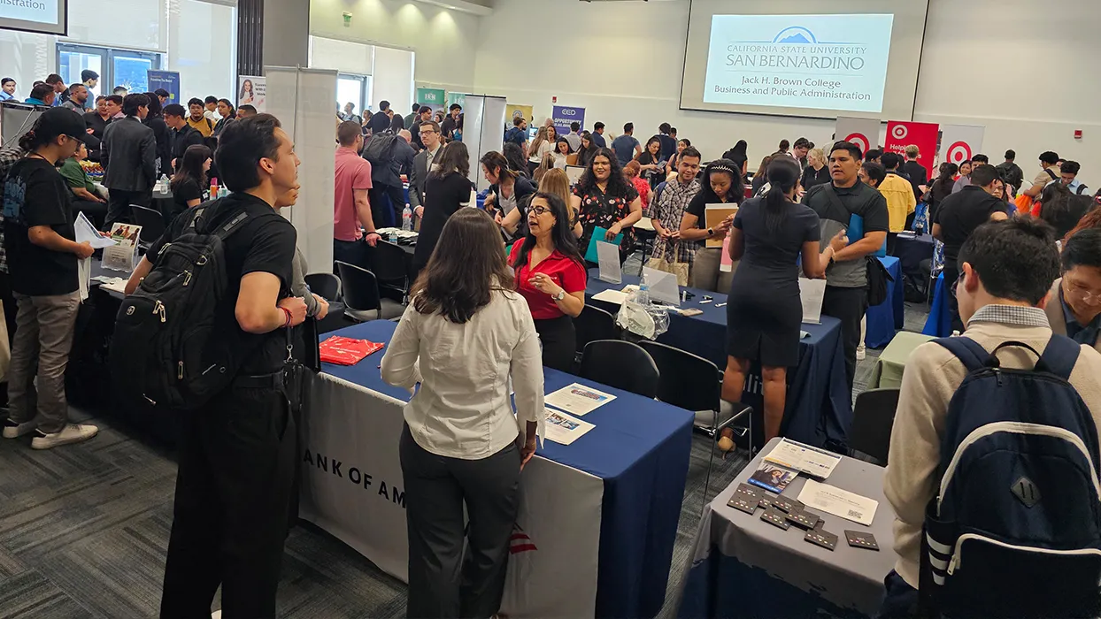 The Jack H. Brown College of Business and Public Administration at Cal State San Bernardino recently hosted its annual Business Career & Internship Fair, bringing together students and employers representing a wide range of industries.