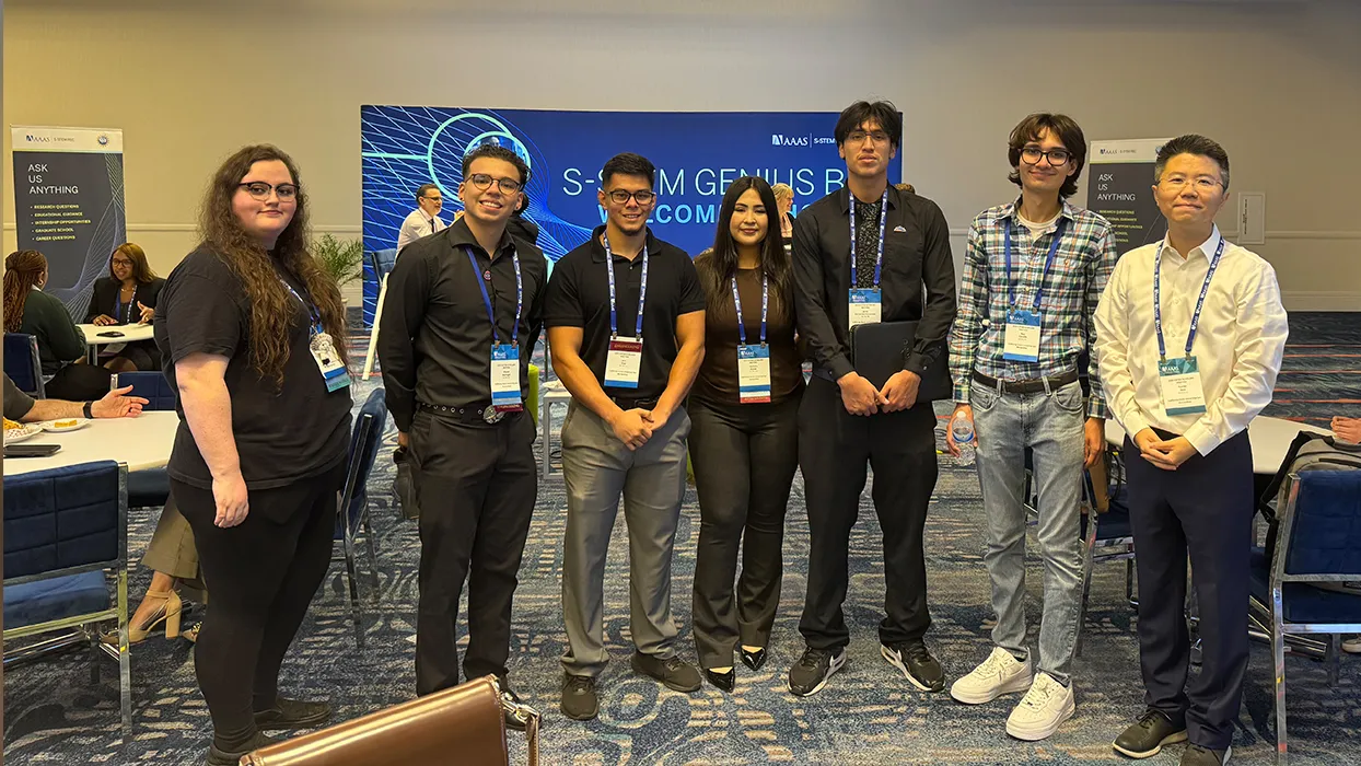 Six students from Cal State San Bernardino’s Experiential Computing and Engaged Learning Scholarships (ExCELS) program attended the 2025 S-STEM Scholars Meeting in San Diego, joining more than 1,200 scholars nationwide for workshops, research presentations, and networking opportunities in STEM.