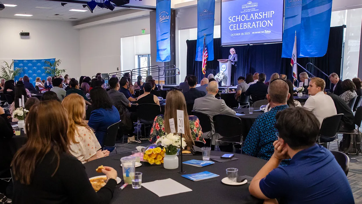 The Scholarship Celebration, hosted by the Jack H. Brown College of Business and Public Administration, took place on Oct. 28 in the Santos Manuel Student Union South Events Center.