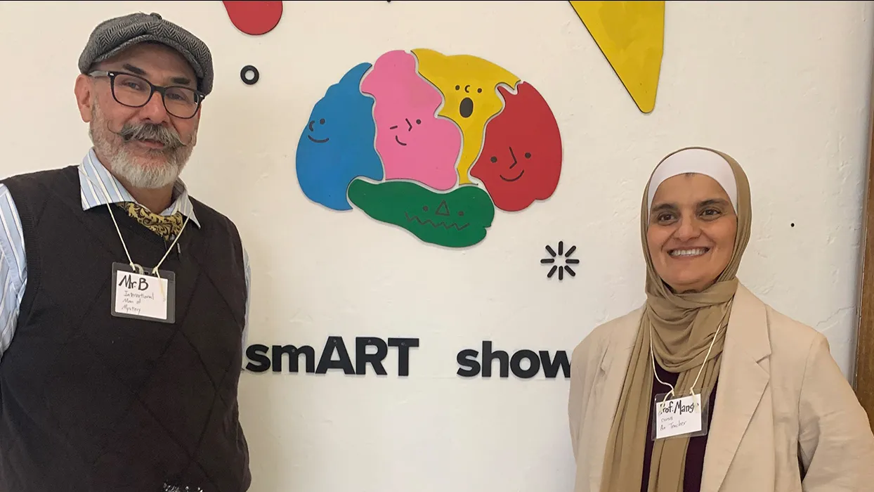 William Beshears (left) and Oraib Mango