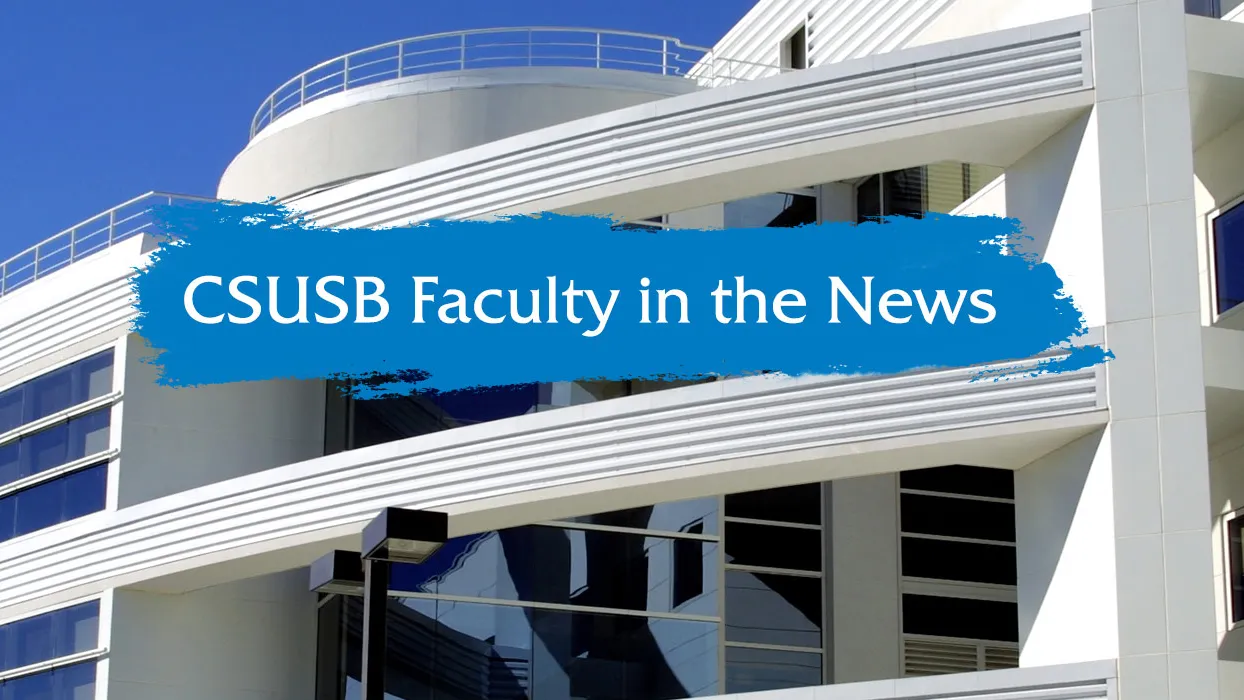 College of Social and Behavioral Sciences building, Faculty in the  News