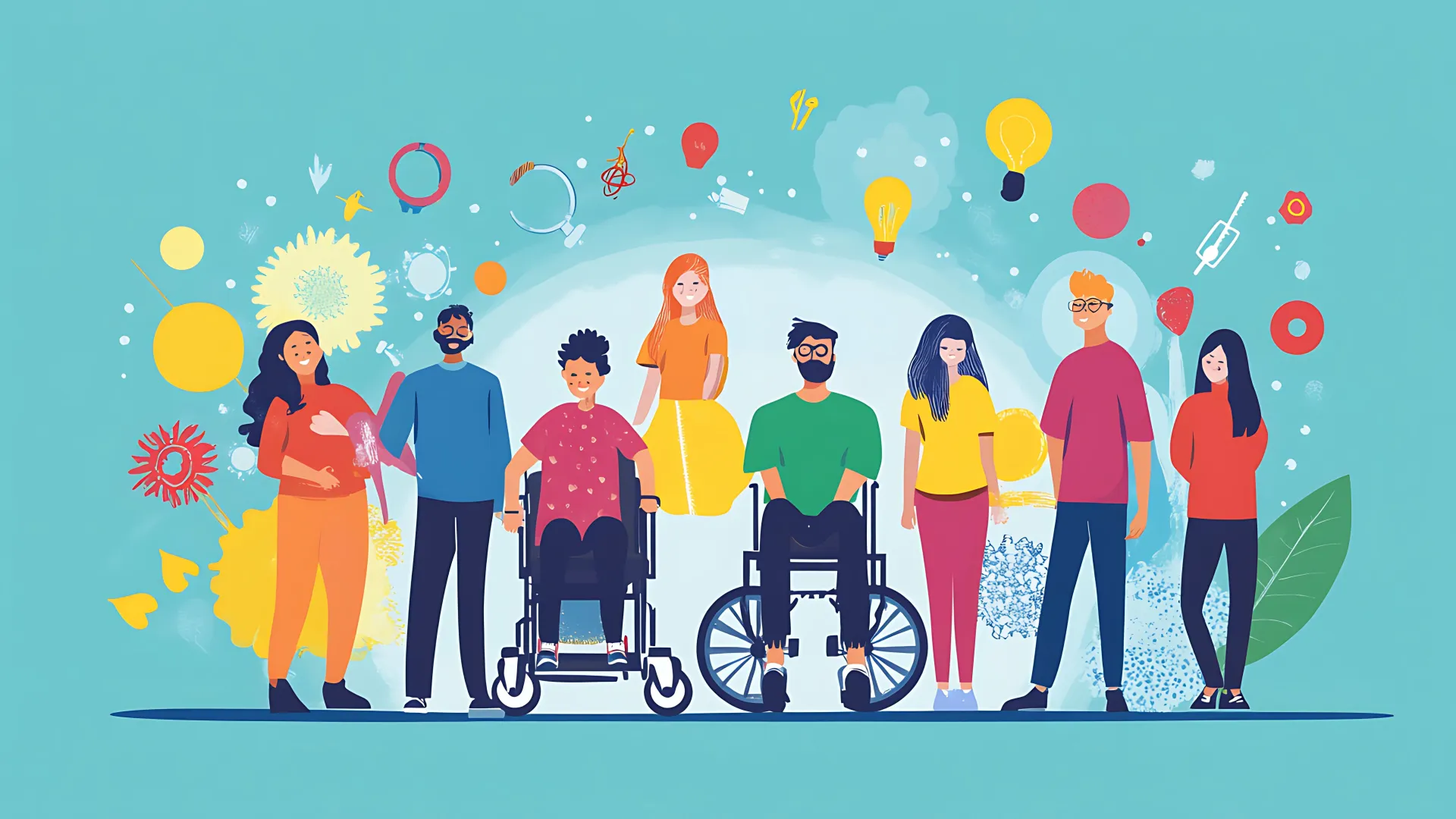 Illustration of people showing diversity