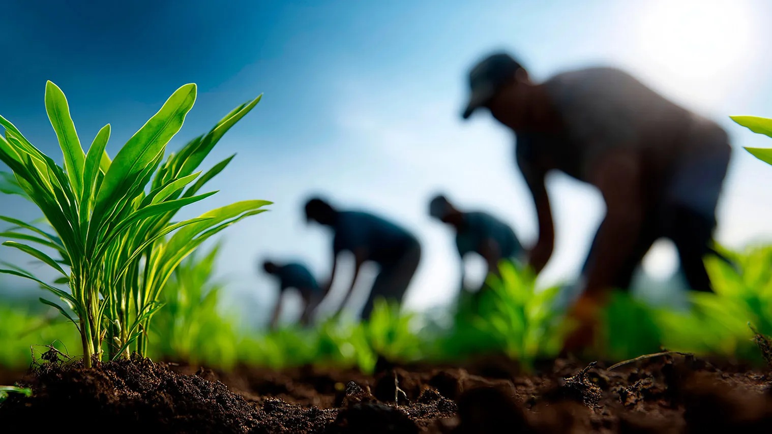 Graphic illustrating farm work.