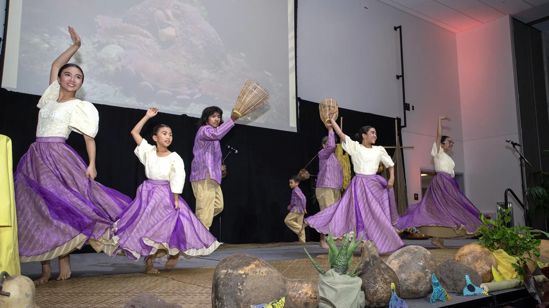 Dancers share their culture during Pasifika Culture Night on April 7. The annual event is part of the university’s celebration of Asian Pacific Islander Desi American Heritage Month.