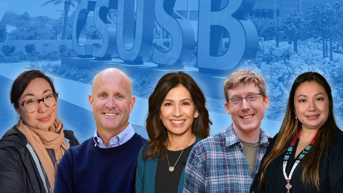 The Paw Print Award honorees are, from left, Sapira Cheuk, Michael Bracken, Miki R. Inbody, Adam Huttenlocker and Laurena Bolden.
