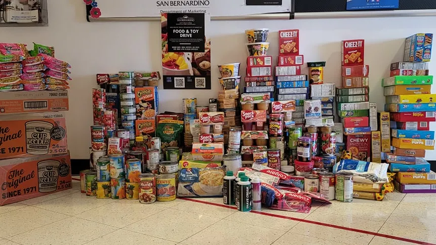 JHBC holiday food and toy drive