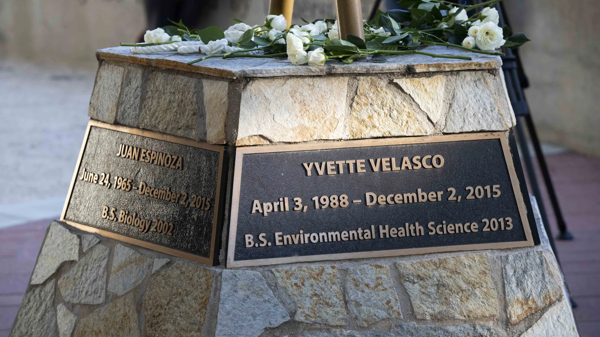 Memorial at the Peace Garden at CSUSB