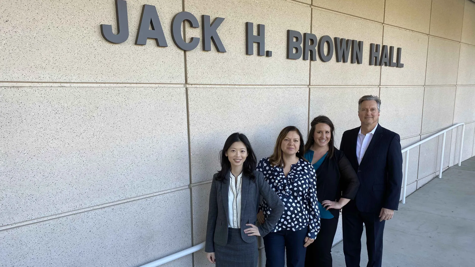 From left: Ying Cheng, Maggie Boyraz, Julie Taylor and Matthew Habich.