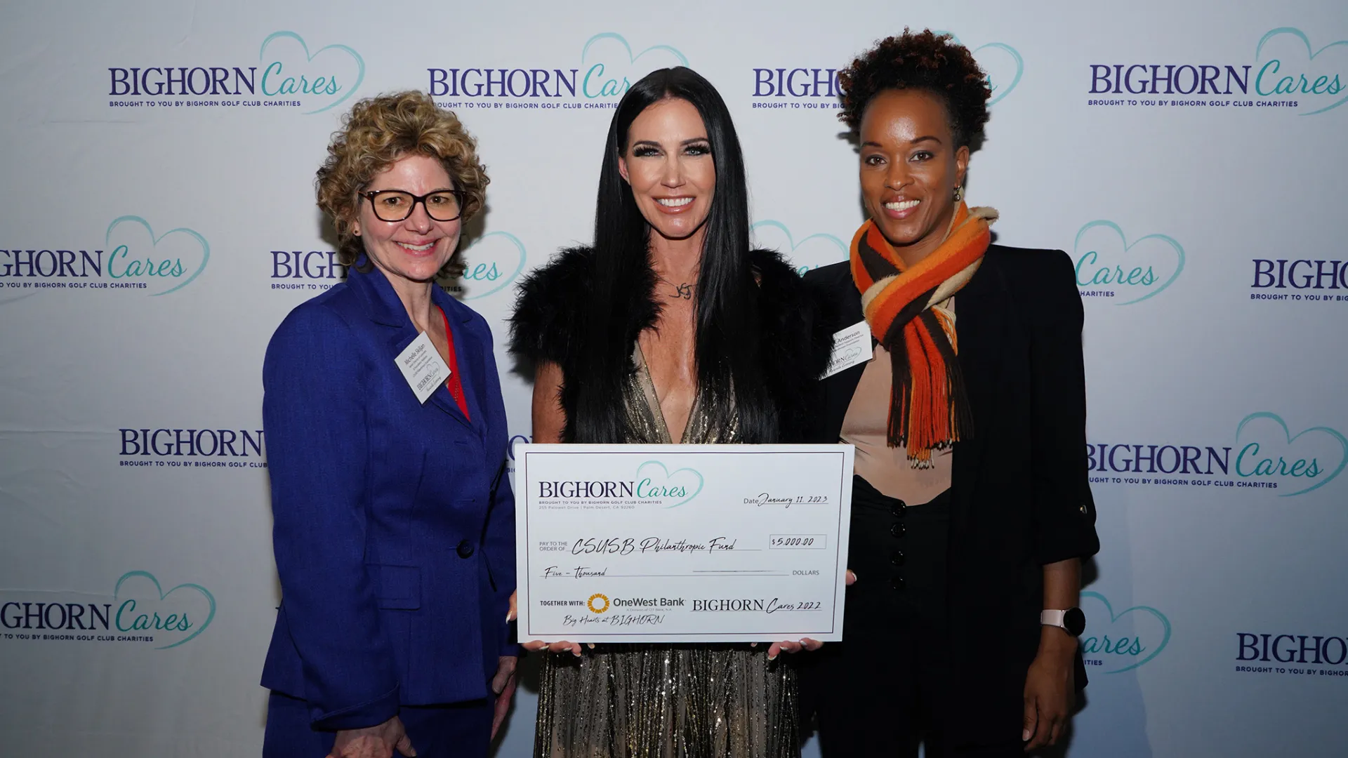 BIGHORN Cares check presentation