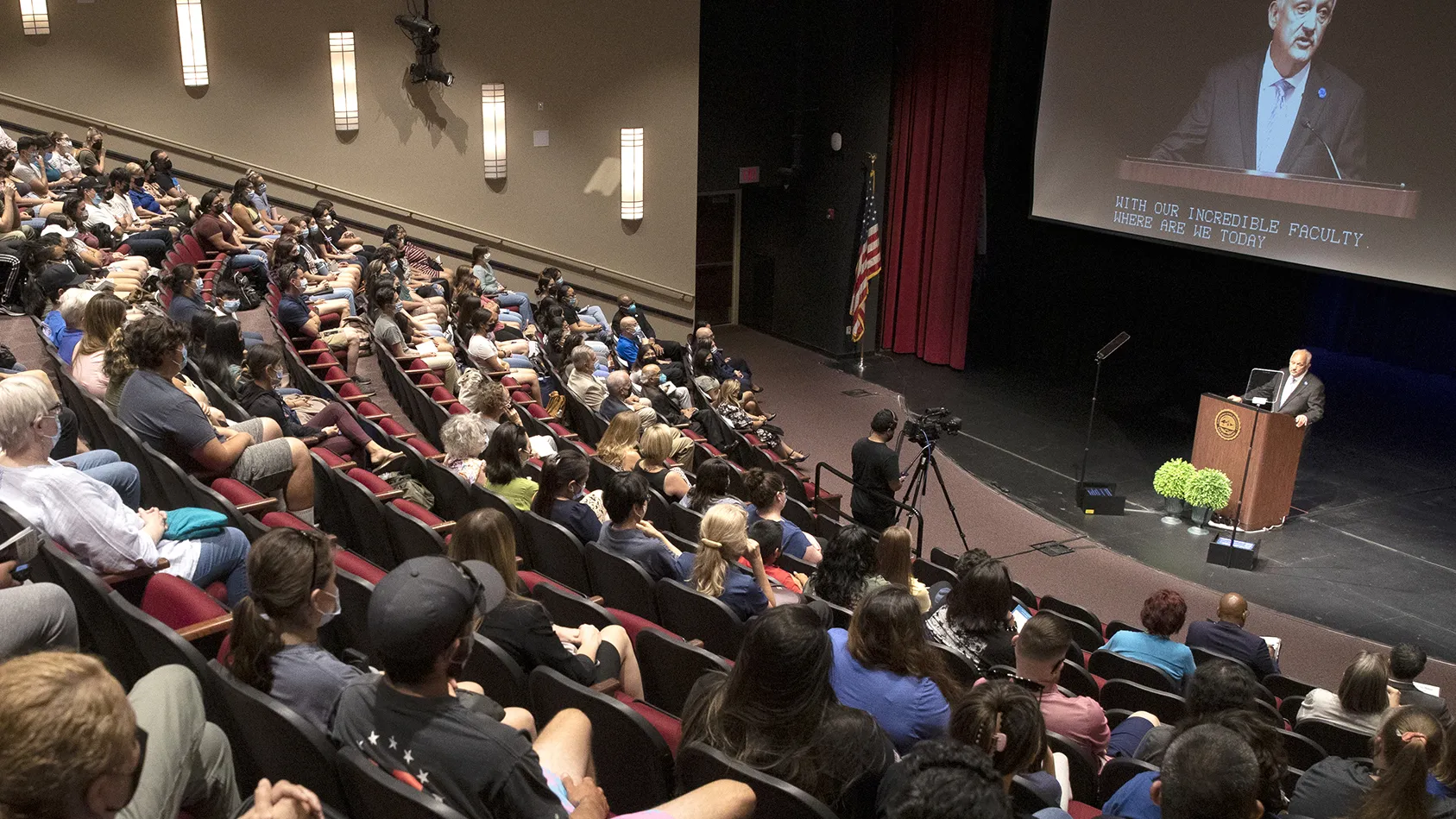 Student convocation, 2022, at the Palm Desert Campus