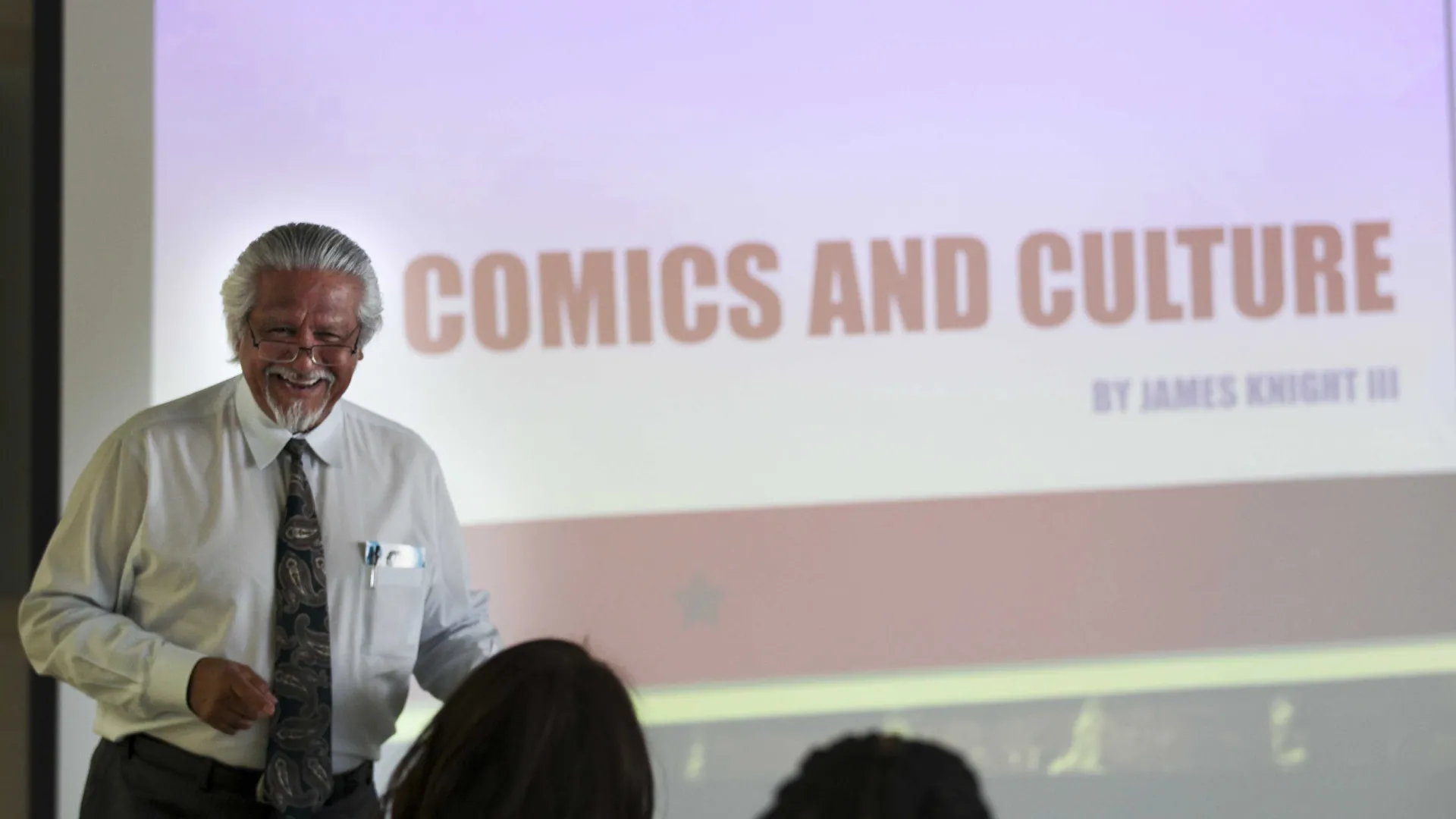 Cesar Caballero, dean of CSUSB’s John M. Pfau Library, at the 2018 Comic/Zine Expo. The 2021 expo is set for Feb. 17.