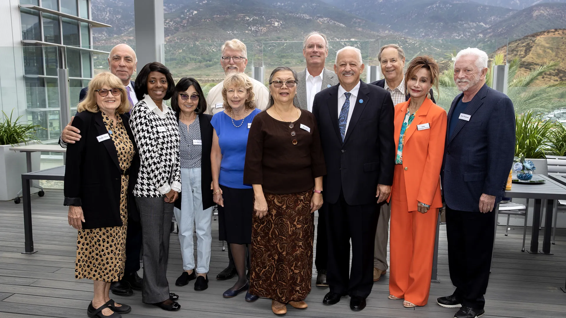 John M. Pfau Legacy Society members at CSUSB