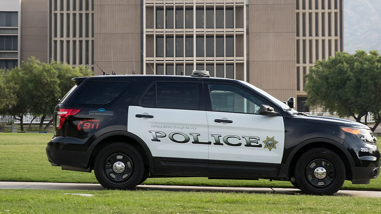 Police Car at CSUSB.