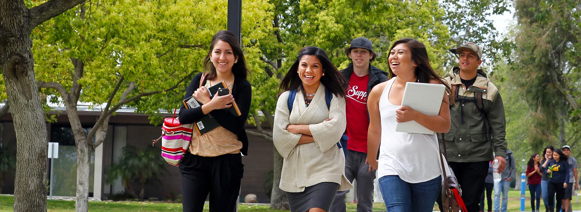 CSUSB alumni on campus
