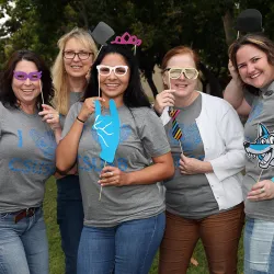 CSUSB faculty and staff from the 2017 Employee Appreciation Picnic. 