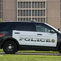 Police Car at CSUSB.