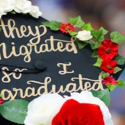 image of decorated graduation cap 
