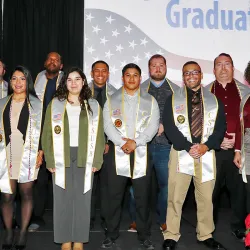 Student veterans ceremony