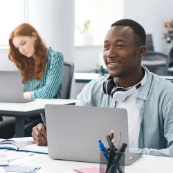 CSUSB students in a classroom