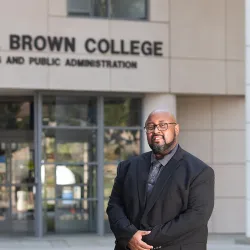 CSUSB MBA alumnus Patrick Marshall ’23, founder of the College Collaborative System for justice-involved individuals