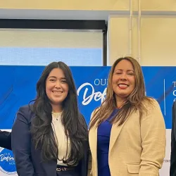 From left, Ray Watts, associate vice president, Philanthropic Giving, CSUSB; Monique Osorio, program officer, Philanthropy Department, San Manuel Band of Mission Indians; Cathy Paredes, senior vice president, Inland Empire Executive, Bank of America; Jeffry Kaatz, DMA, executive director, Riverside Community College District Foundation.