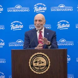 Robert J. Nava, vice president for CSUSB’s University Advancement and executive director of the Philanthropic Foundation