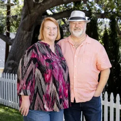 Pat Kraemer (left) and Jim Stockman