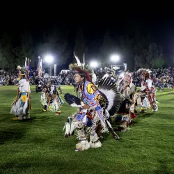 Dancers at the 2024 San Manuel Pow Wow