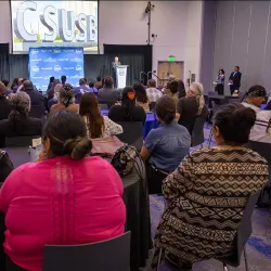 Attendees enjoyed cultural performances by bird singers, learned about on-campus resources, and heard from university leadership at the Native Community Welcome Dinner. 