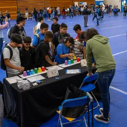 The CNS Science Carnival featured interactive exhibits, live science demonstrations, and hands-on experiments led by CSUSB faculty, staff and students.