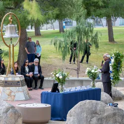CSUSB’s College of Natural Sciences hosted the annual Day of Remembrance to honor the 14 victims of the 2015 mass shooting in San Bernardino, including five CSUSB alumni, marking the 10-year anniversary of the tragedy. 