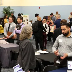 Last year’s Business Career & Internship Fair drew nearly 300 students and 48 employers.