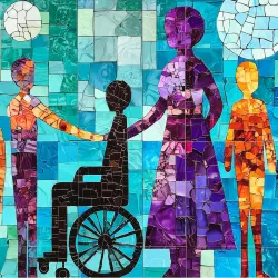 Illustration of diversity and disability.