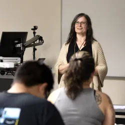 Gisela Bichler, CSUSB professor of criminal justice, is the recipient of the 2025 Wang Family Excellence Award for Outstanding Faculty Scholarship.