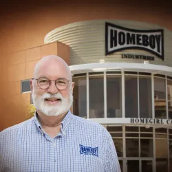 Father Gregory Boyle, founder of Homeboy Industries, a gang intervention program in Los Angeles.